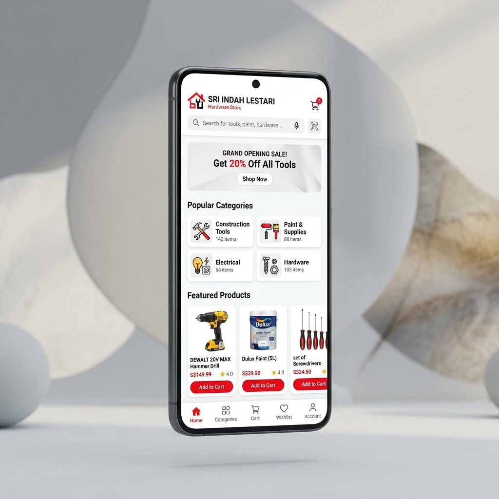 Sri Indah Lestari Mobile App