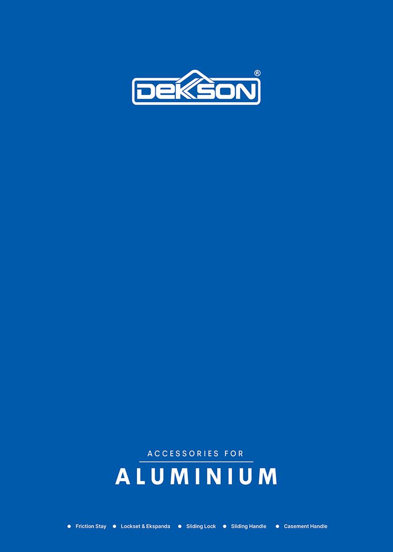 Katalog Accesories For Aluminium Dekkson 2024