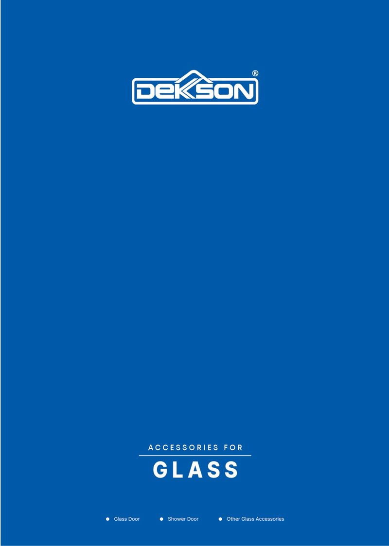 Katalog Accesories For Glass Dekkson 2024