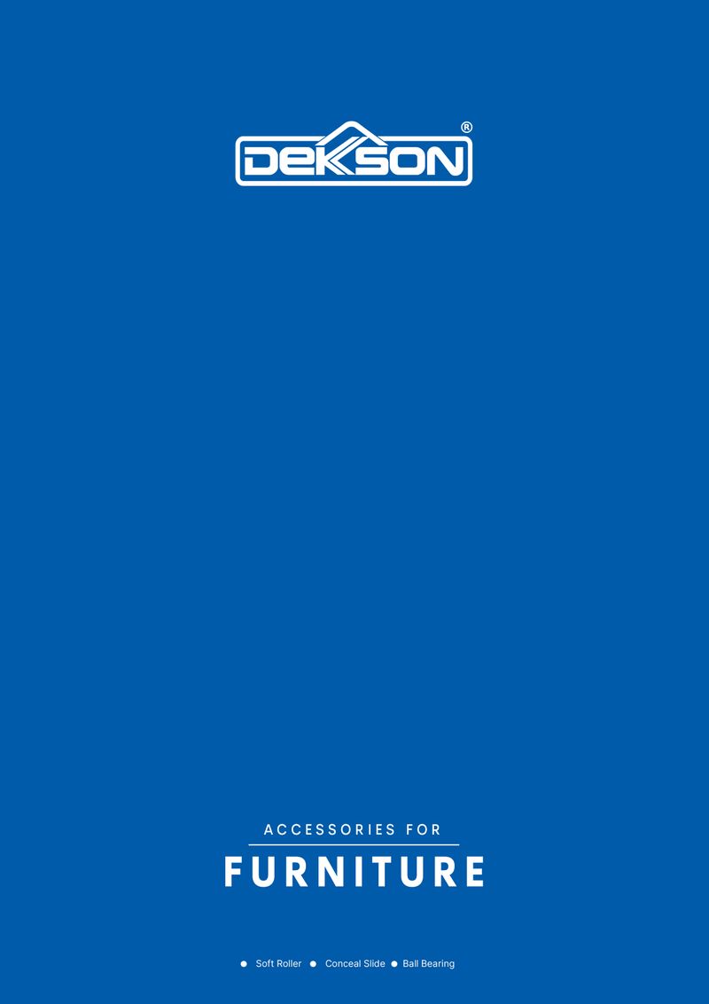 Katalog Accesories For Furniture Dekkson 2024