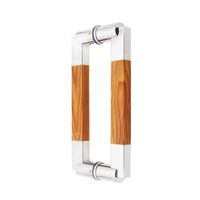 PULL HANDLE FOR GLASS DOOR & WOODEN DOOR | PULL HDL DKS SUS 304 PH 8750243 25X38X600X562 PSS+WOOD