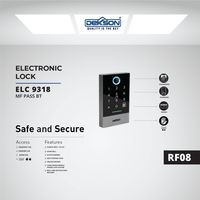 ELECTRONIC LOCK DEKKSON | ELECTRONIC LOCK DKS ELC 9318 MF PASS BT RF08