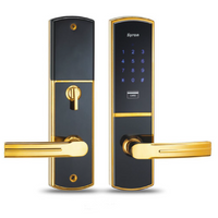 ELECTRONIC LOCK SYRON RUMAH | SYRON HOUSEHOLD LOCK SY73-PVD GOLD R/H