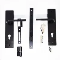 LEVER HANDLE PLATE ( LHP ) | LEVER HANDLE PLATE HPT AI H1585BK (LOCKCASE+CYL)