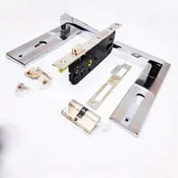 LEVER HANDLE PLATE ( LHP ) | LEVER HANDLE PLATE AI H 1534 SN+CP+LOCKC+DC60MMKKSN