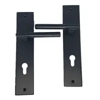 LEVER HANDLE PLATE ( LHP ) | LEVER HANDLE PLATE HPT AI H120503BK (LOCKCASE+CYL)