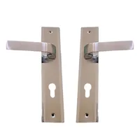 LEVER HANDLE PLATE ( LHP ) | LEVER HANDLE PLATE BREMEN AI B120502 SN+CP (LOCKCASE + CYL)