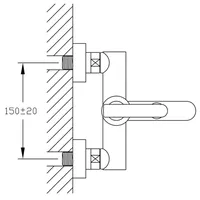 Shower Mixer | BRISTOL SINGLE LEVER BATH / SHOWER MIXER 1601 CHROME