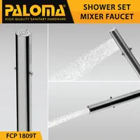 Shower Mixer | EOLICA SINGLE LEVER BATH/SHOWER MIXER WITH RAINSHOWER 1809T TITANIUM GREY