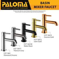 BASIN MIXER FAUCET | EOLICA SINGLE LEVER MONOBLOC BASIN 1841 CHROME