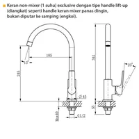 Sink Tap  | BERLIN 1/2" PILLAR SINK TAP 2561 CHROME