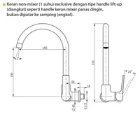 Sink Tap  | BERLIN 1/2" WALL SINK TAP 2563 CHROME