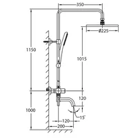 Shower Mixer | ALEENA SINGLE LEVER BATH/SHOWER MIXER WITH PROCLICK-3 BUTTONS 3308 CHROME