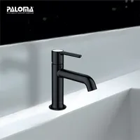 BASIN MIXER FAUCET | ALEENA SINGLE LEVER MONOBLOC BASIN MIXER 9331 MATTE BLACK