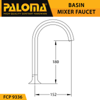 BASIN MIXER FAUCET | ALEENA TWO-HANDLE 8" BASIN MIXER 9336 MATTE BLACK