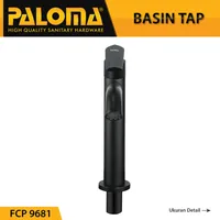 Basin Tap | OLIVIA 1/2" SINGLE LEVER BASIN PILLAR TAP 9681 MATTE BLACK