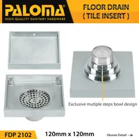 FLOOR DRAIN | FLOOR DRAIN PALOMA 2102 CHROME
