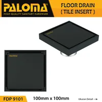 FLOOR DRAIN | FLOOR DRAIN PALOMA 9101 MATTE BLACK