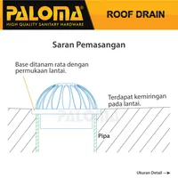 ROOF DRAIN | ROOF DRAIN 3" 1203 CHROME