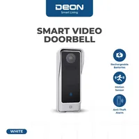 SMART SECURITY | DEON SMART VIDEO DOORBELL WHITE