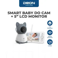 SMART SECURITY | DEON SMART BABY DO CAM + 5" LCD MONITOR GREY
