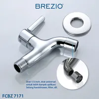 SHORT WALL TAP | VITTORIO 1/2" SHORT WALL TAP 7171 CHROME