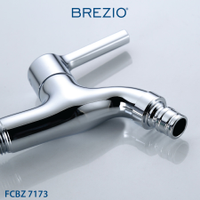 SHORT WALL TAP | VITTORIO 1/2" SHORT WALL TAP WITH HOSE COUPLING AND SCREW COLLAR 7173 CHROME