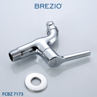 SHORT WALL TAP | VITTORIO 1/2" SHORT WALL TAP WITH HOSE COUPLING AND SCREW COLLAR 7173 CHROME