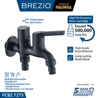 TWO-WAY TAP | VITTORIO 1/2" TWO-WAY TAP 7275 MATTE BLACK