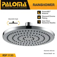 RAINSHOWER | 8" RAINSHOWER AIR-INJECTION ROUND 1133 CHROME