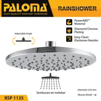 RAINSHOWER | 9" RAINSHOWER ROUND 1135 CHROME