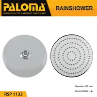 RAINSHOWER | 8" RAINSHOWER AIR-INJECTION ROUND 1133 CHROME