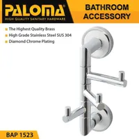 Robe Hook | CORINA ROBE HOOK STACK-3 1523 CHROME