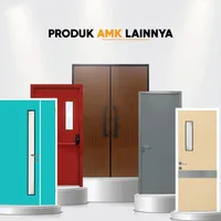 PINTU SHORT VIEW DOUBLE + RELIEF DAMPER | PINTU SHORT VIEW DOUBLE + RELIEF DAMPER WHITE OAK 90+40 X 215 CM