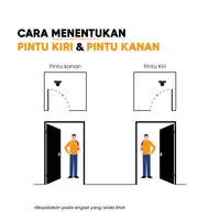 PINTU LONG VIEW DOUBLE | PINTU LONG VIEW DOUBLE BLACK OAK 80 + 80 X 240 CM