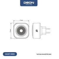 SMART SECURITY | DEON SMART SIREN WHITE