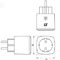 SMART ELECTRICAL | DEON SMART PLUG EU WHITE