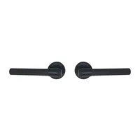 LEVER HANDLE TUBE ROSES ( LHTR ) | HANDLE DEKKSON LHTR 0809 MATT BLACK