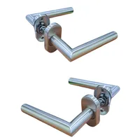 LEVER HANDLE TUBE ROSES ( LHTR ) | HANDLE LHTR 02-0003 OVAL SSS