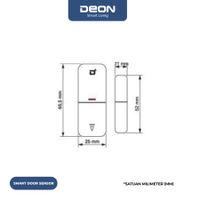 SMART SECURITY | DEON SMART DOOR SENSOR WHITE