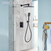 Shower Mixer | JEROME SINGLE LEVER CONCEALED SHOWER MIXER W/RAINSHOWER & HANDSHOWER ABS 3227 MB