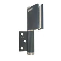 SHOWER HINGE | SHOWER HINGE HYDRAULIC DEKKSON SHH AL 502 (GW) LEFT IN MATT BLACK