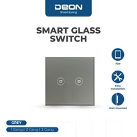 SMART ELECTRICAL | DEON SMART GLASS SWITCH 2G GREY