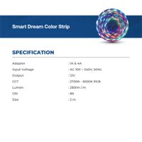 SMART LIGHTING | DEON SMART DREAM COLOR LED STRIP 5M WITH ADAPTOR