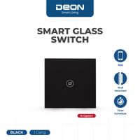 DEON SMART GLASS SWITCH 1G BLACK