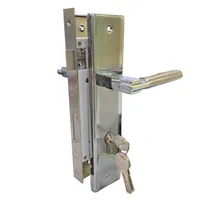 LEVER HANDLE PLATE ( LHP ) | LEVER HANDLE PLATE BREMEN AI B120503 SN+CP (LOCKCASE + CYL)