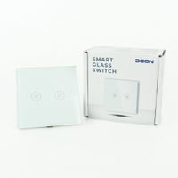 SMART ELECTRICAL | DEON SMART GLASS SWITCH 1G WHITE