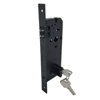 MORTISE / LOCKCASE ROLLER / ROLLER LATCH  | MORTISE LOCK HAMPTON ECOSERIES MTS RL EC4085+DC60MM KK MATT BLACK