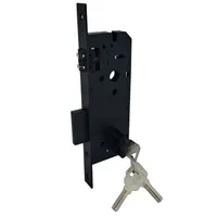 MORTISE / LOCKCASE ROLLER / ROLLER LATCH  | MORTISE LOCK HAMPTON ECOSERIES MTS RL EC4085+DC60MM KK MATT BLACK