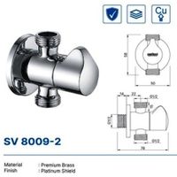 STOP VALVE | STOP VALVE 2 OUT DEKKSON SV 8009-2  CP